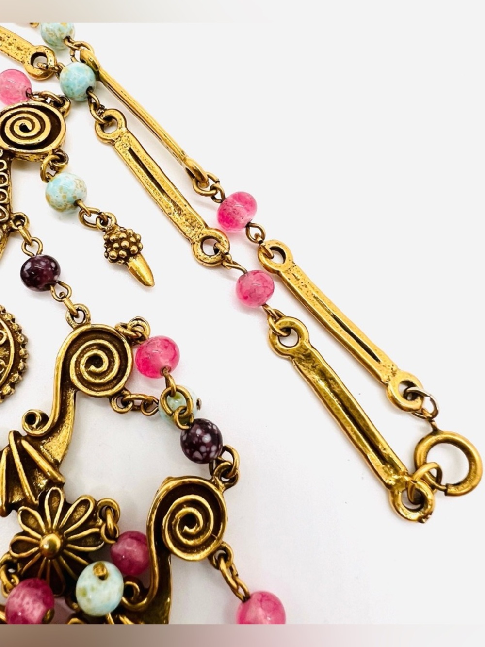 RARE GOLDETTE ETRUSCAN REVIVAL NECKLACE!! - Picture 6 of 16